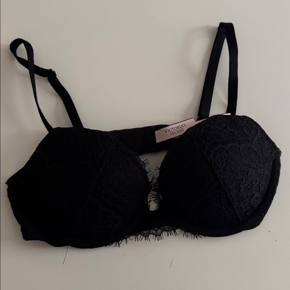 Victoria's Secret Black Lace Underwire Bra